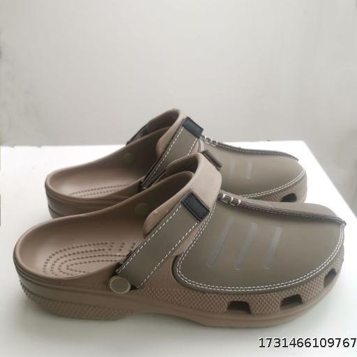Baotou Cave Shoes Youken Men's Outdoor Leisure Breathable Non slip Beach Shoes Cool Slippers