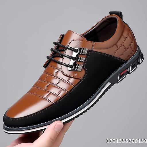 Large casual leather shoes men's shoes in multiple colors