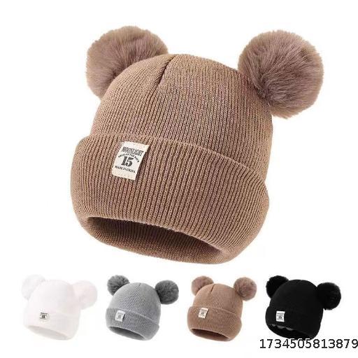 Autumn and winter baby hat warm men and women baby fall and winter fetal cap infant newborn 0-12 months newborns