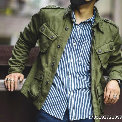 American retro workwear jacket