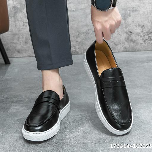 Spring and Autumn new low-top Loafers casual sports leather shoes men's shoes