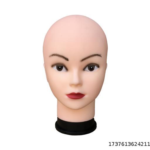 Little Head Wig Hat Display Model Fake Head Trimming Styling Needleable Women's Doll Head