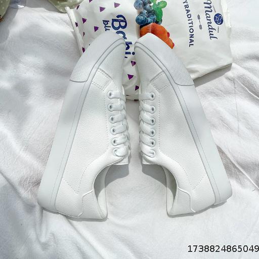 Korean version of white shoes men and women the same style flat shoes teenagers students couple sports shoes men four seasons campus shoes men's shoes