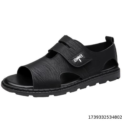 Men's Breathable Beach Shoes in Summer 2025 Soft soled Wear resistant Leisure Non slip Roman Sandals