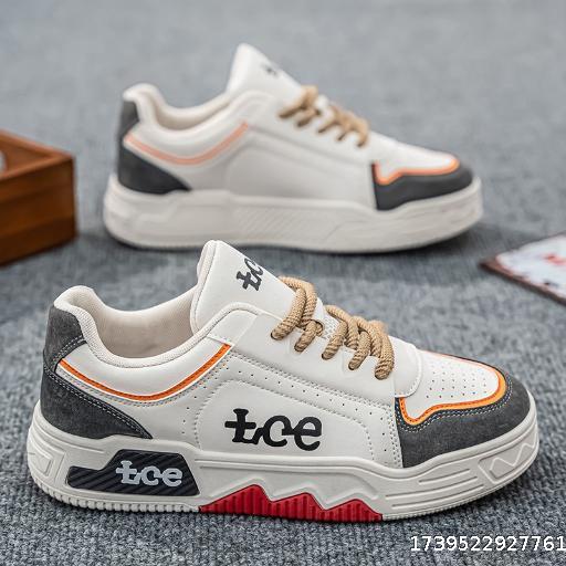Men's Shoes Spring Niche Casual Board Shoes Men's Fashion Anti slip Wear resistant Breathable Sports Trendy Shoes Men