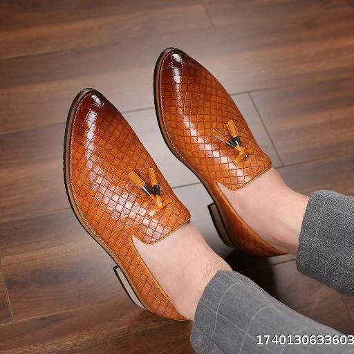 British woven men's shoes