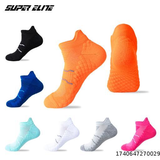Spring and autumn new outdoor thick towel bottom socks couple professional running socks