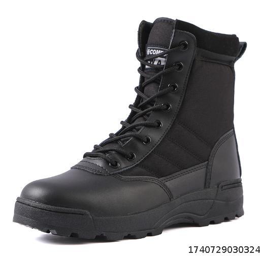 Combat Boots Tactical Boots Black High Top Outdoor Boots