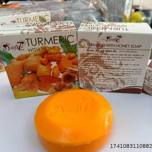 soft 7 turmeric with honey soap smooth soft and radiant skin