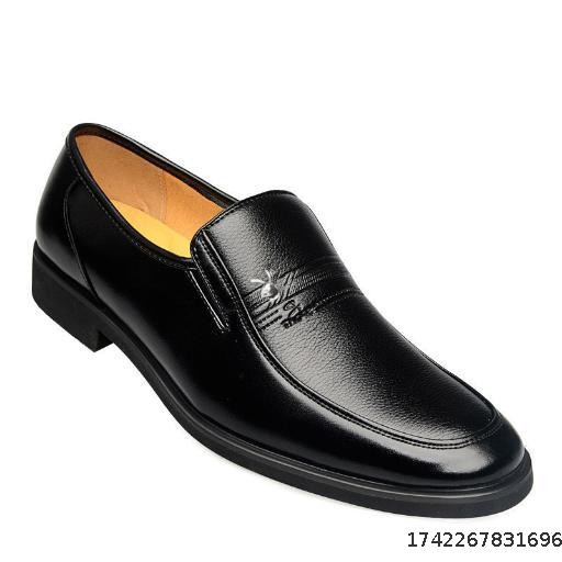 2025 Spring New Men's Leather Shoes Hollow out Formal Business Shoes