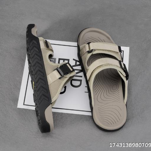 Wholesale! 6 pairs of prices! Slippers for men, casual outdoor wear in summer, with a single line mop