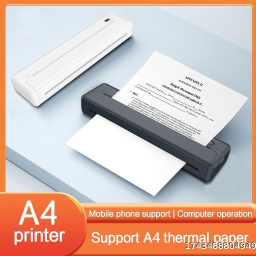 Portable Thermal A4 Home Printer Can Connect to Mobile Phone Wireless Office Small Learning Mini Printing Machine