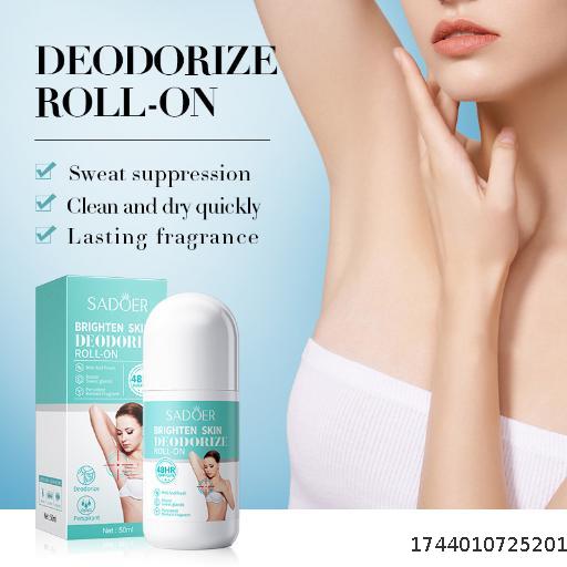 English antiperspirant 50ml SADOER fragrance refreshing non-greasy roll-on body deodorant