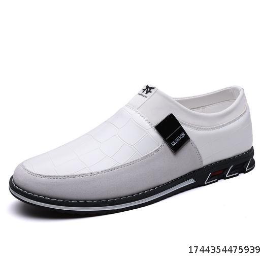 Large size men's shoes overshoes men's leather shoes casual 50 yards rubber sole casual shoes