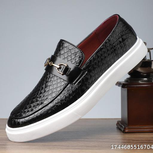 Breathable Men's Business Casual Shoes Fashion British Style Soft Bottom Versatile Leather Shoes