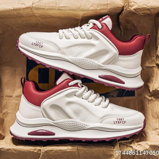 2025 new low-top soft-soled breathable color matching trendy casual sports shoes