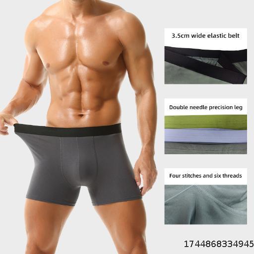Four cornered pants sports summer underwear men's pure cotton