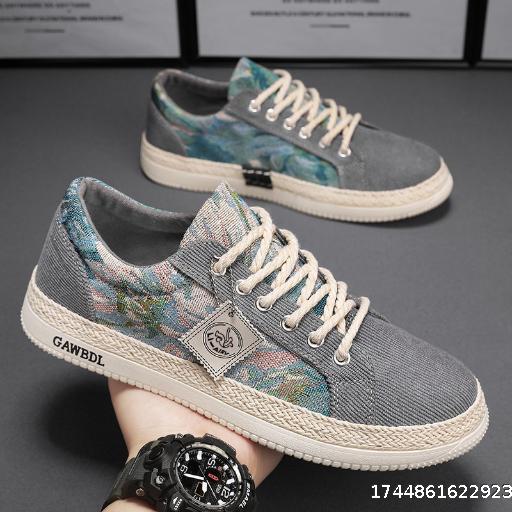 Summer breathable sports casual low-top corduroy shoes