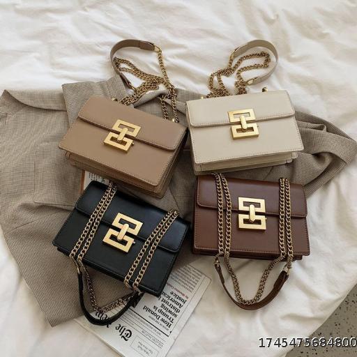 Fashion Chain Retro Lock Trendy Crossbody Bag