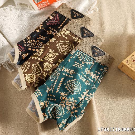 Men's Underwear Men's Cotton Breathable Four cornered Pants Trendy American Style