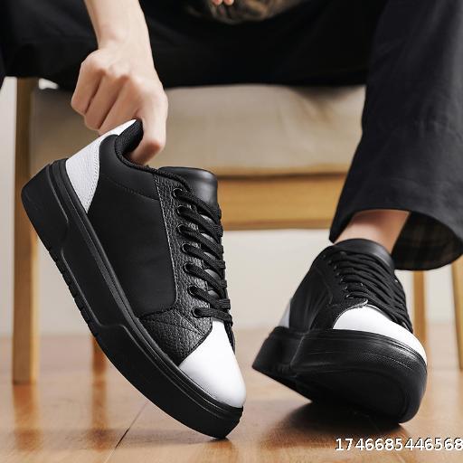 Small White Shoes Big Size Casual Sports Board Shoes Men's Shoes