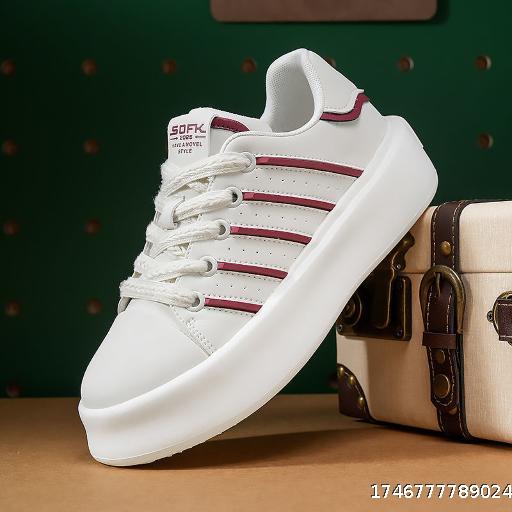 Shoes White Shoes Men's Board Shoes Breathable Flat Shoes Sports Shoes