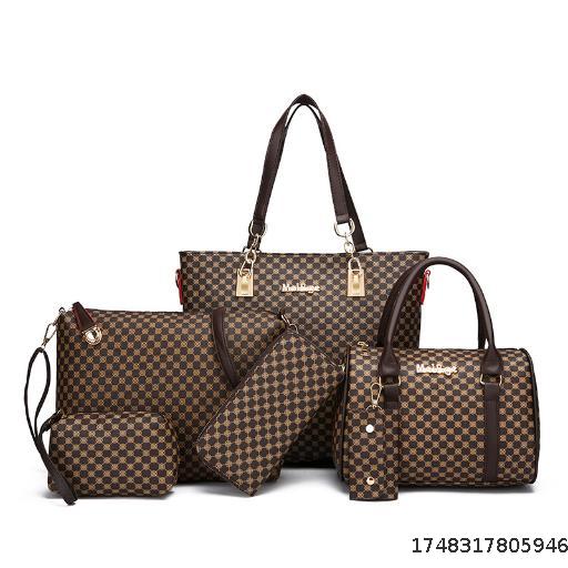 Europe and the United States fashion six sets of mother bag handheld shoulder crossbody