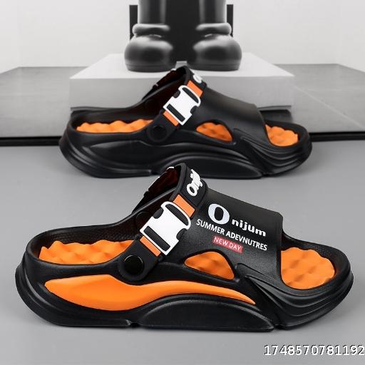 Summer leisure couple outdoor light beach sandals