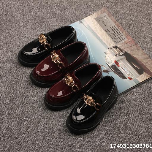 2024 Spring Children's Single Shoes, Girls' Small Leather Shoes, Soft soled Princess Shoes, British Style