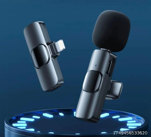 K9 Wireless Lavalier Microphone One to Two Short Video Live Broadcasting Reception Bluetooth Mini Noise Reduction Microphone