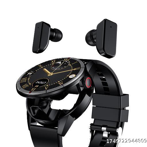 TWS earphones three in one smart watch heart rate blood oxygen TWS smart watch and Bluetooth all-in-one watch