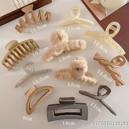 Plush Large New Hair Clip Headpiece