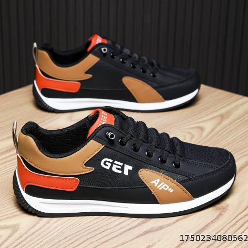 [Wholesale] 2025 new Agan shoes spring and autumn models fashion sports versatile casual shoes classic trend men's shoes non-slip board shoes