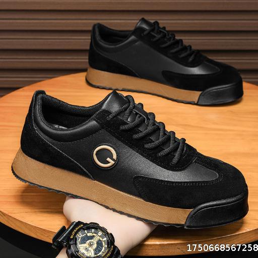 Large size Forrest Gump men's casual waterproof thick soled height increasing shoes