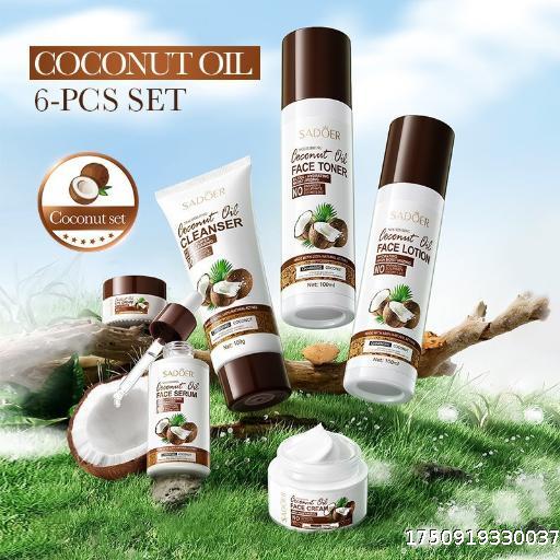 SADOER Coconut Care Series Soft Coconut Hair Mask Shower Gel Shampoo