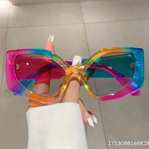 European and American style cat eye fashion sunglasses, new sunglasses without makeup