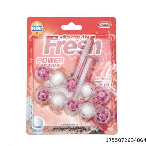 10 Ball Fragrant Deodorizing Disinfectant Hanging Toilet Cleaning Ball Cleaner Blue Foam Deodorizing Olfactory