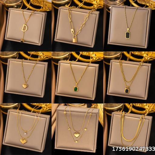  Necklace, feminine temperament, light luxury, exquisite, niche, collarbone chain jewelry, women's high-end collarbone chain jewelry