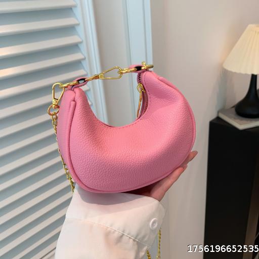  Mini Shoulder Crossbody Dumpling Bag, Women's Bag, 2024 Chain Crescent Bag, Handbag Chain Bag