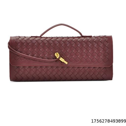 Niche Knitted One Shoulder Organ Bag Fashion Horizontal Handbag Versatile Women's Diagonal Cross Bag