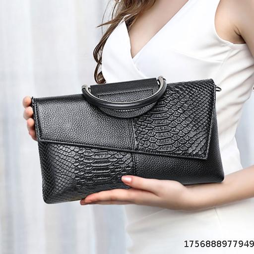 Advanced Handbag for Women 2024 New Large Capacity Banquet Handbag Crocodile Pattern Women's Fashion Style Crossbody Bag