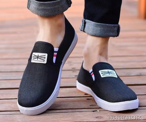 Men'S Shoe - Casual Shoes - Loafers Sport Shoes - Black