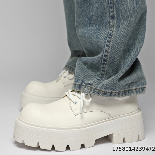 Men's Leather Shoes Retro British Style Men's Shoes