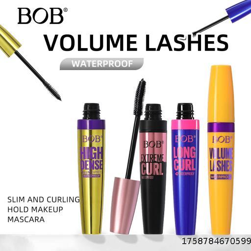 bob Slim and dense eye black, waterproof, not easy to smudge, durable curling, shaping, eyelash lengthening, female