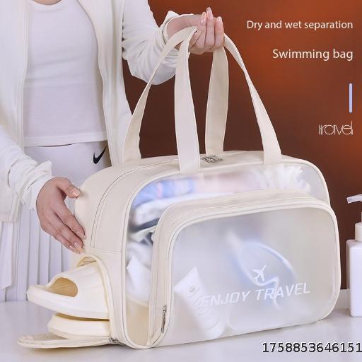 New Product Dry Wet Separation Waterproof Swimming Bag Beach Bag Fitness Sports Bag Storage Toiletries Makeup Bag