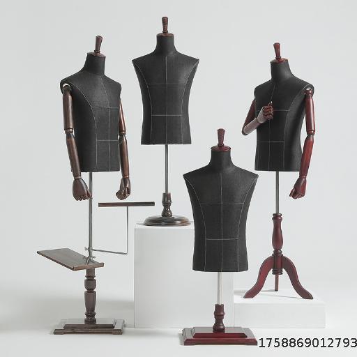  Clothing Store Model Props Men's Clothing Store People's Platform Suit Full Body Window Display Stand Men's Half Body Fake Body Model