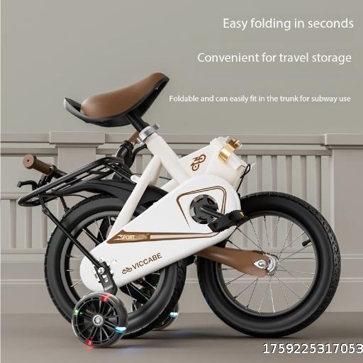 Children's Bicycle 2-3 years old 5 years old 6 years old 9 years old Children's Bicycle Girl Boy Children's Bicycle Folding Medium sized Children's Bicycle