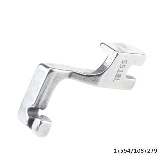  Industrial flatbed single-sided invisible zipper presser foot S518L invisible zipper presser foot T168 single-sided zipper presser foot