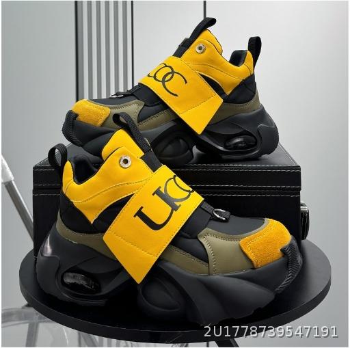 Autumn Lazy One Step Men's Shoes Trendy Brand Thick soled Dad Shoes Men's Sports Shoes
