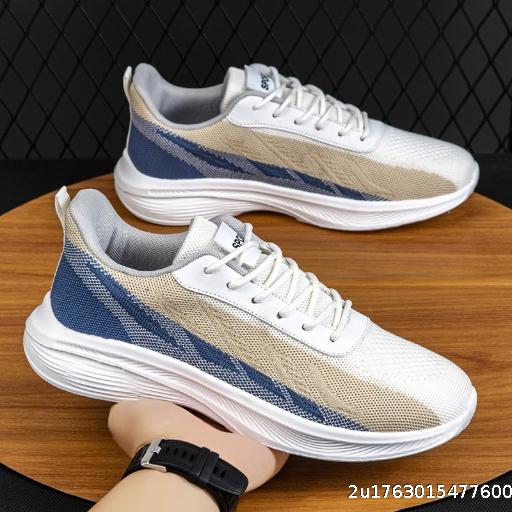  Autumn Men's Shoes, Sports Shoes, Men's Tennis Shoes, Breathable Cold Adhesive Shoes, Breathable Large Size Flyknit Men's Sports Shoes